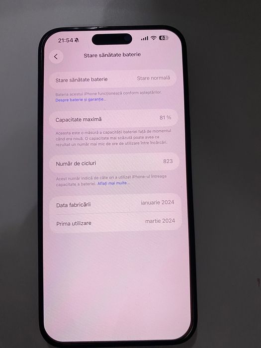 Vând IPhone 15 Pro Max