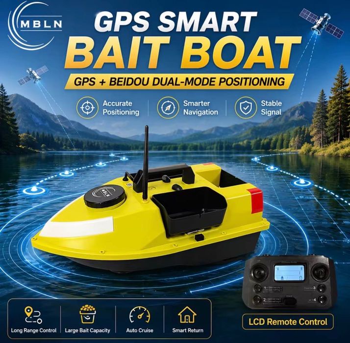 Лодка D20 GPS-99 точки
