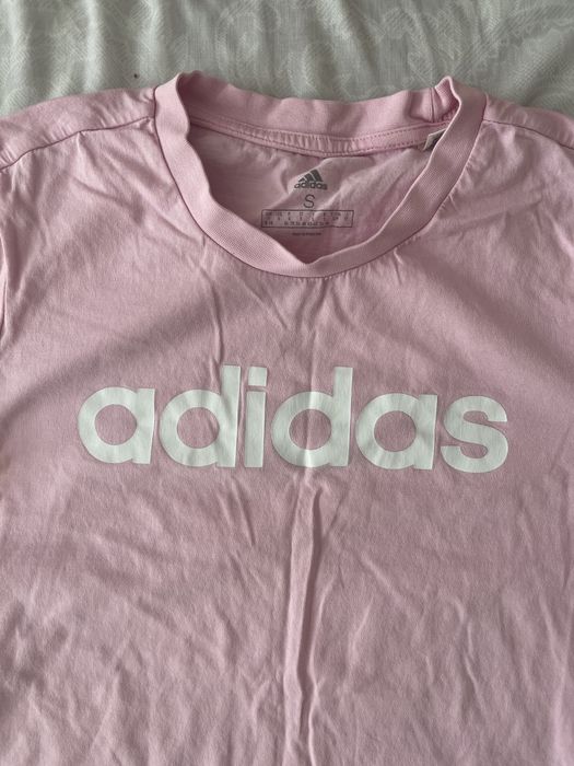 Дамски оригинален потник Reebok, розова тениска Adidas