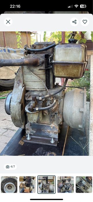 Motor pentru motocultor / motocoasa diesel / motorina Ruggerini