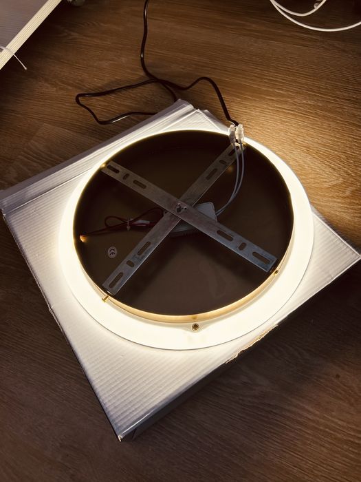 Aplica de perete LED, aurie, 8-24W