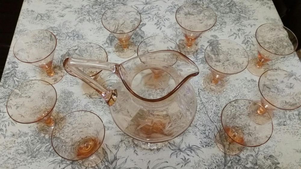 Сервиз за вино антиквар