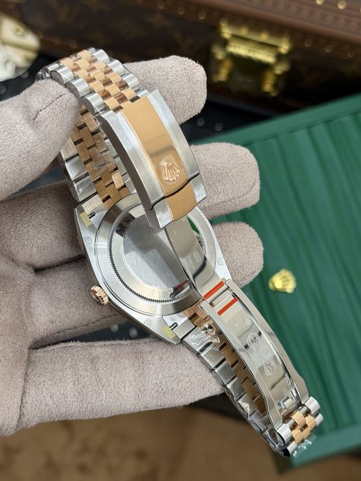 Rolex Date-Just Diamond 41mm Chocolate