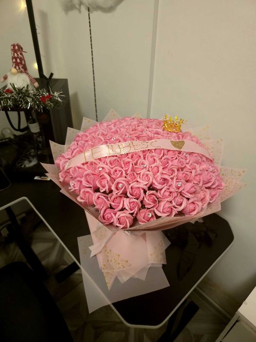 Buchete trandafiri de sapun parfumati