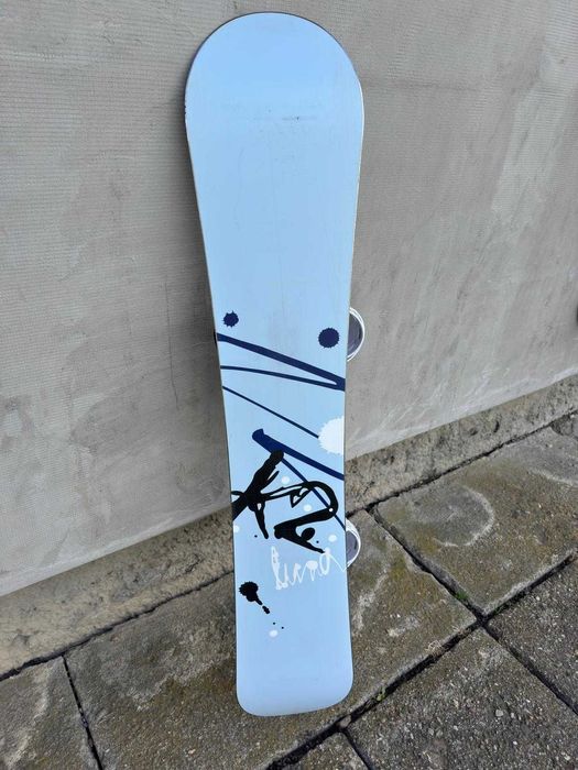 Placa snowboard K2 Luna 154cm +legaturi Raiden
