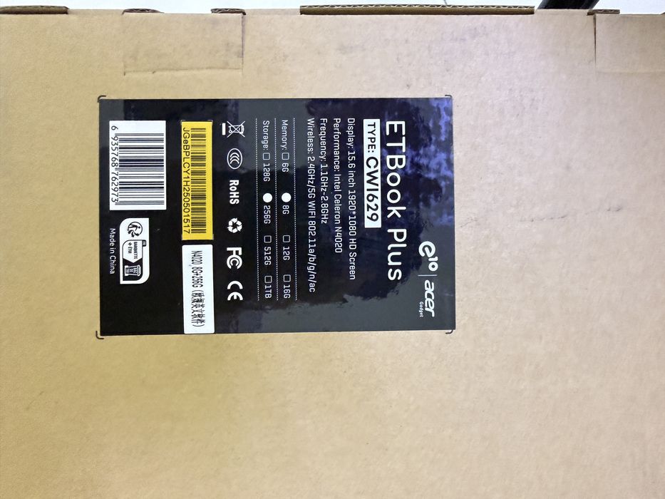Ноутбук Acer ETBook E10