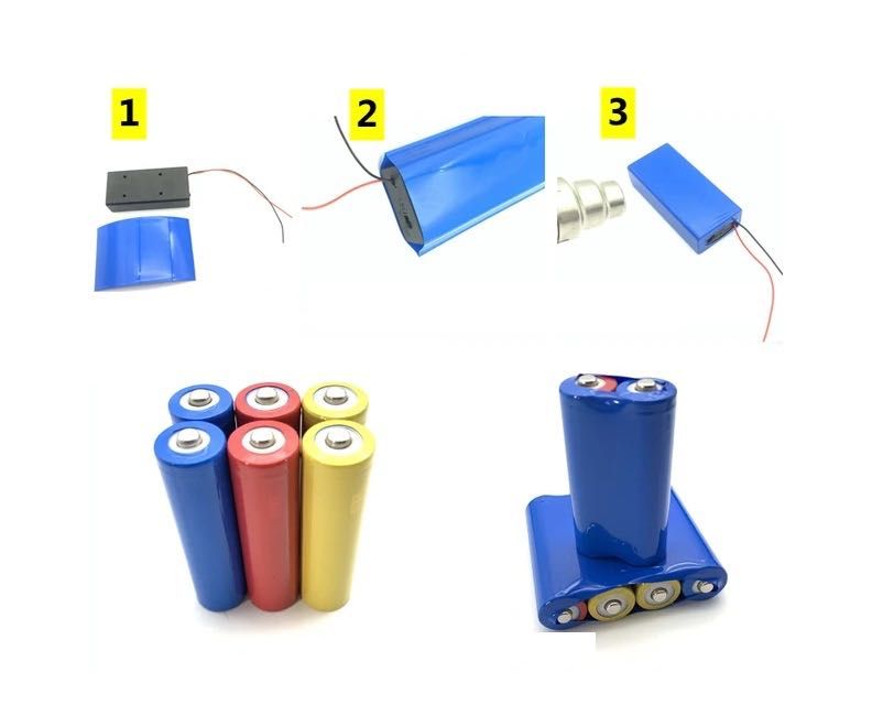 Tub termocontractabil pentru acumulatori baterii Li-ion LiFePO4 Li polymer