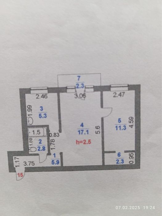 Продам квартиру 3-8-15