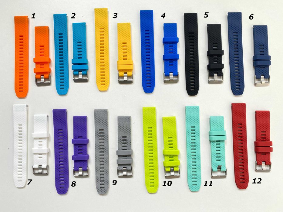 Curea Bratara pentru ceas 2la90lei silicon Garmin Fenix 5S 6S 7s 20mm