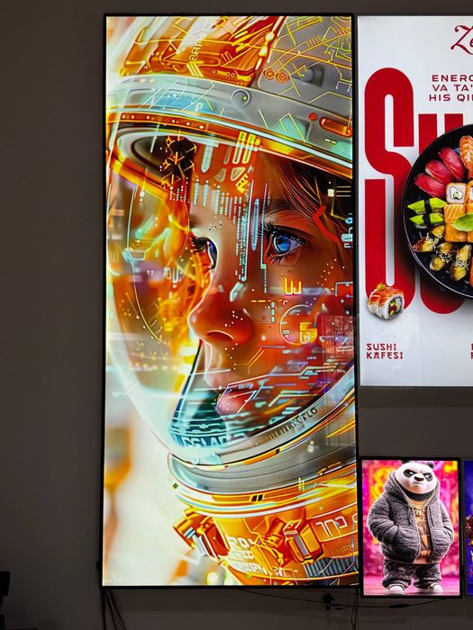 Ultra slim led lightbox Optom  narxlarda !!!