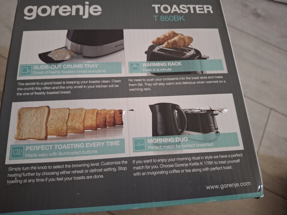 Тостер Gorenje T 850 BK