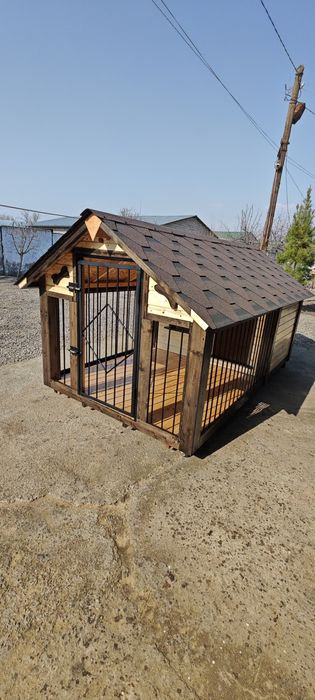 Дом для Собаки. Будка, вольер. Изготовление из дерева и металла.