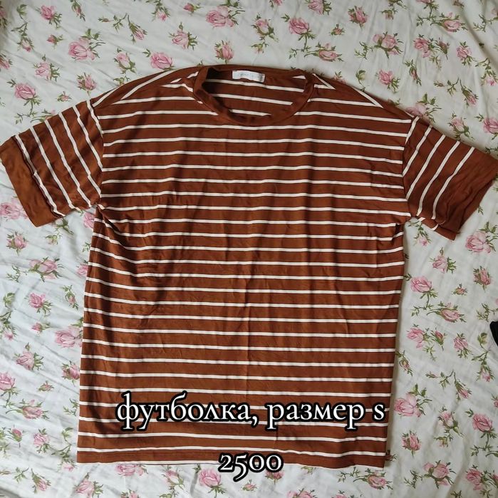 футболка укороченная и oversize