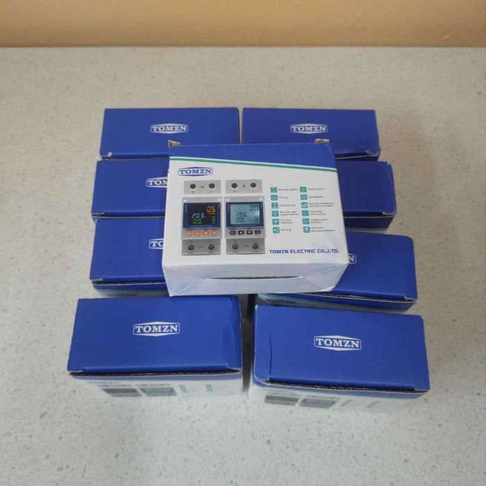 WiFi Смарт Защита и Електромер TOMZN TOVA-63T – 63A | Tuya Smart / Smart Life