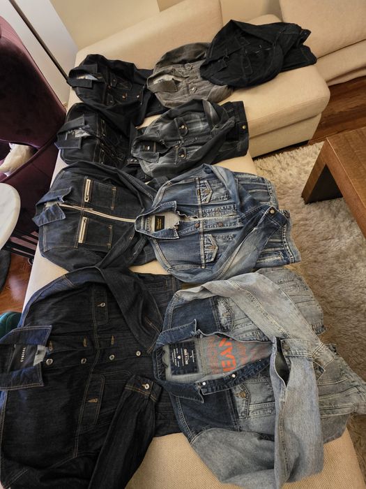 Geci de blugi Karl Lagerfeld, Edwin,Lee, Wrangler,  G Star, Guess,Gas,