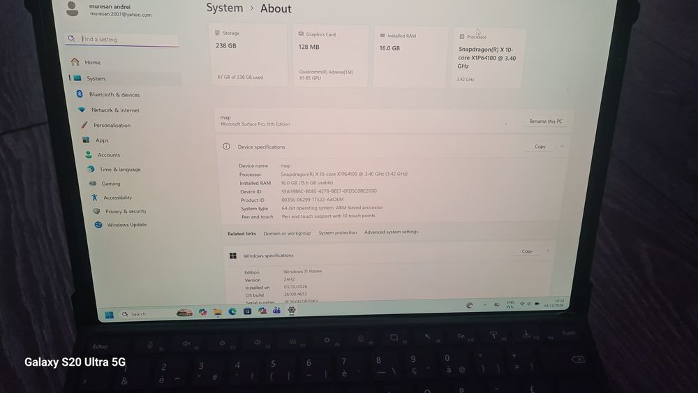 Tableta microsoft surface pro 11