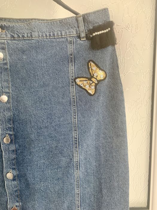 Дънкова дълга пола