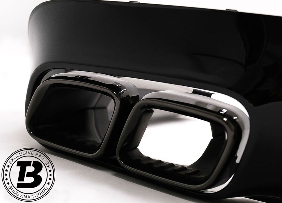 Difuzor Bara Spate cu Ornamente compatibil cu Mercedes CLS C257 63S Design