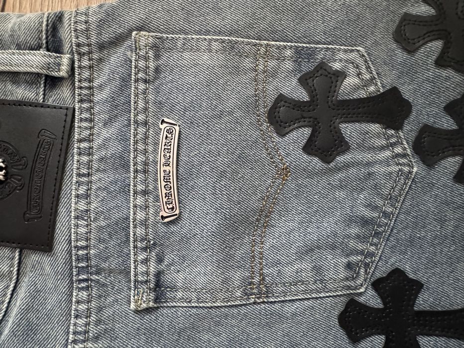 Blugi scurti chrome hearts