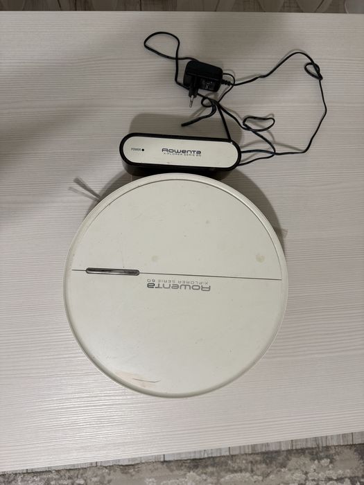 Robot aspirator Rowenta X-Plorer Serie 60 RR7447WH + stație încărcare + mop