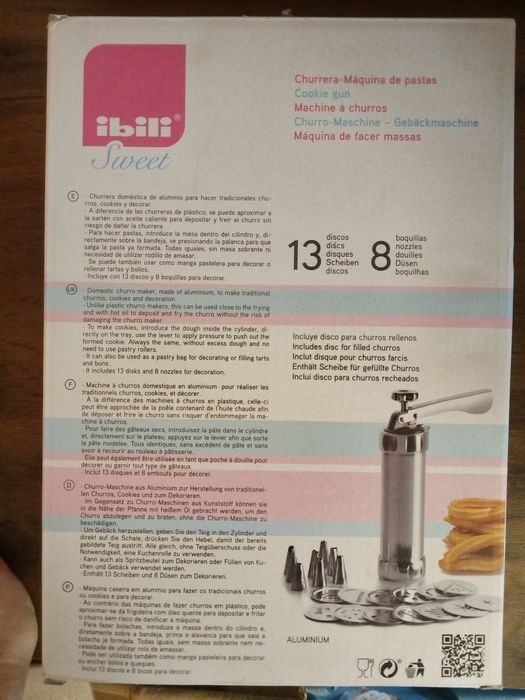 Професионален метален щприц за бисквитки