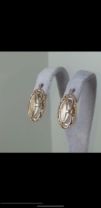 Одесса 1992год заводские серьги 585пробы 6.61грам