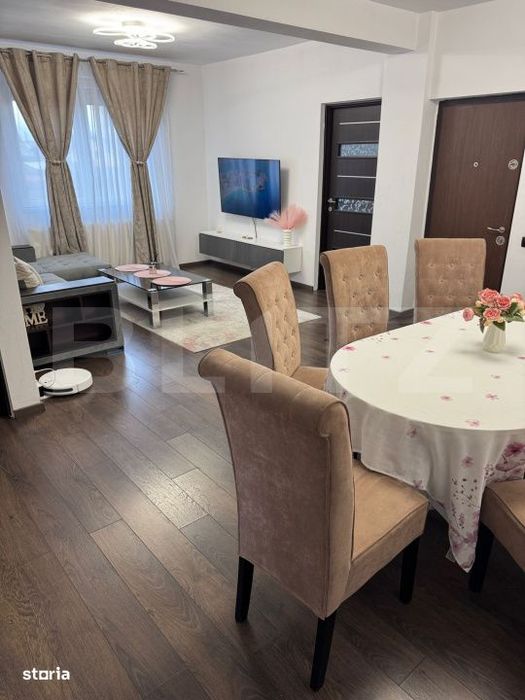 Apartament 4 camere | Etaj 1 | 2 bai cu geam | Complet mobilat – zon
