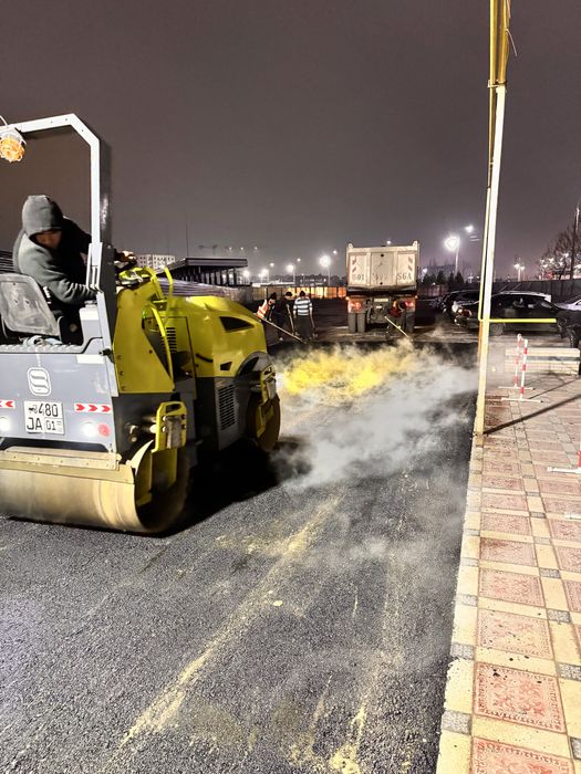 Каток аренда. Услуги трамбовки.Katok xizmati.основание и асфальт