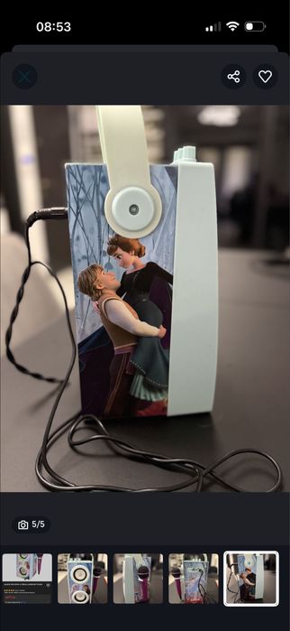 Boxa copii cu lumini si microfon