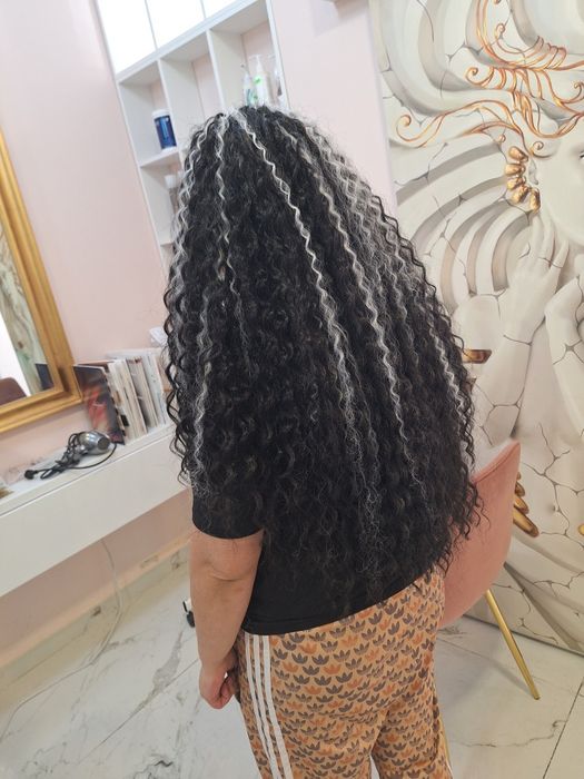 Extensii afro/crepon/bucle 500 lei