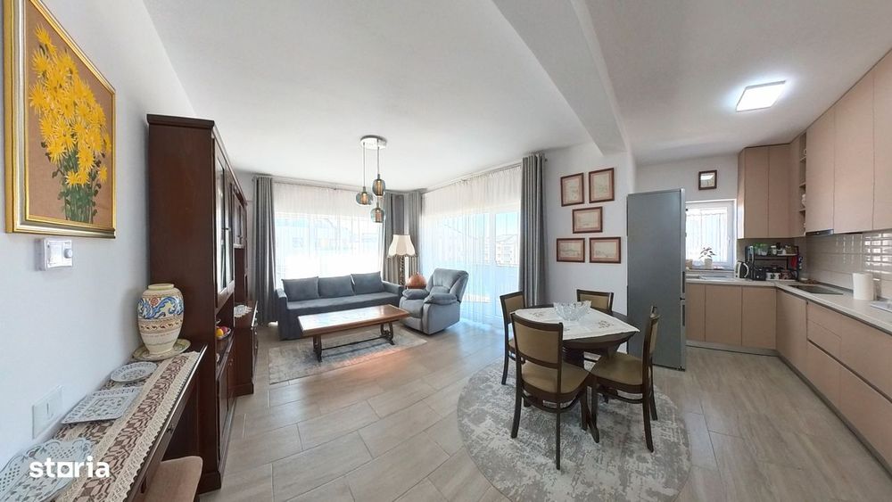 Apartament 3 camere, mobilat si utilat + Parcare