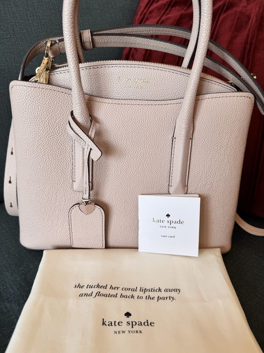 Kate Spade чанта от естествена кожа