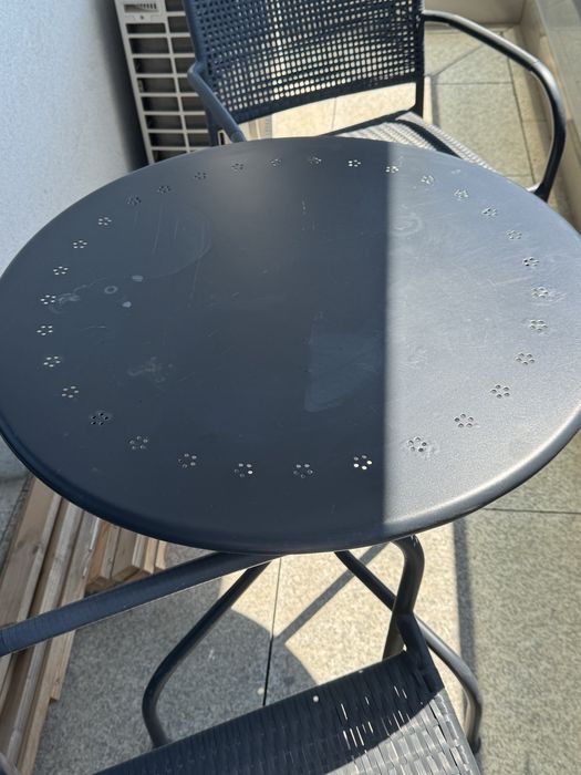Masa cu doua scaune terasa/balcon