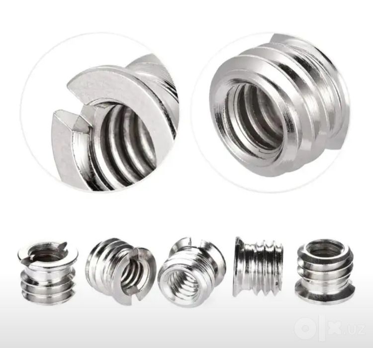 МеталМеталический переходник 1/4" на 3/8", 5 шт.