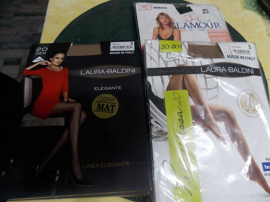 ciorapi/dres dama 15/20 DEN - mas 3 - 8 si 12 lei/buc