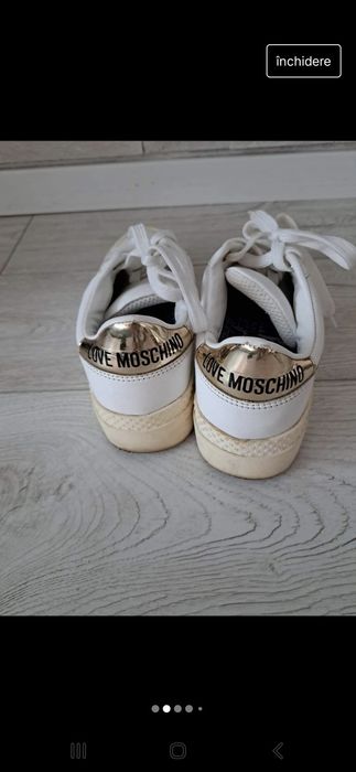 Adidasi love moschino marimea 37 24cm in interior.