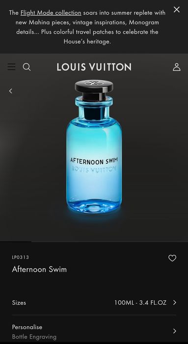 Louis vuitton Afternoon Swim 100ml