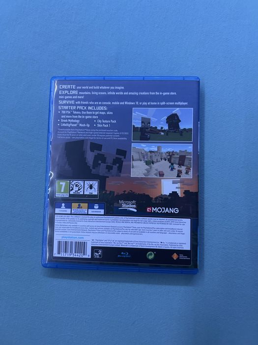 minecraft ps4 запазена