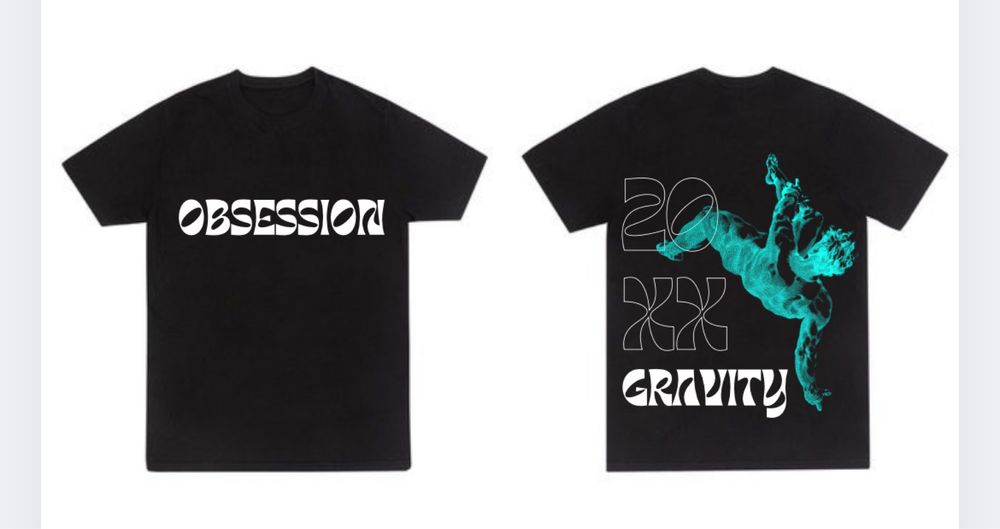 Tricou Obssesion Gravity Black