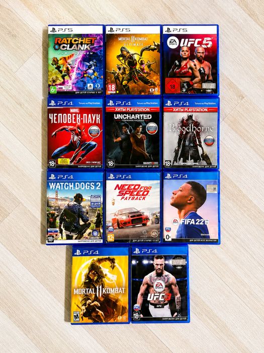 Продам игры ps4/ps5