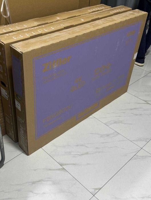 Ziffler 55″ TV 120 Hz — бесплатная доставка, есть гарантия.