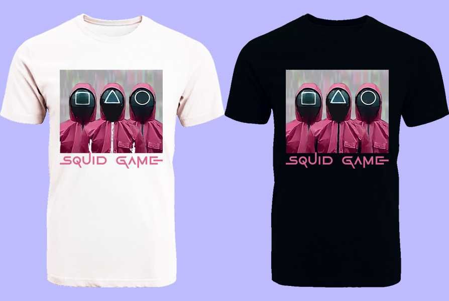 Тениски от сериала Squid Game Игра на калмари 8 модела