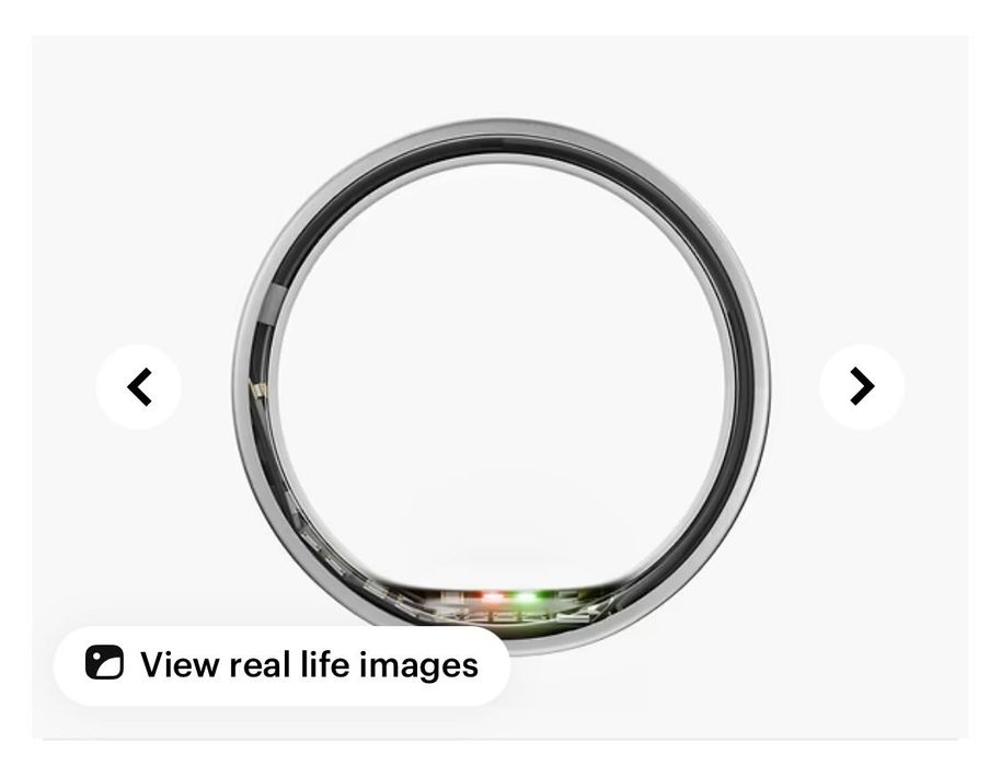 Новый Ultrahuman Ring AIR — Размер 9, Raw Titanium