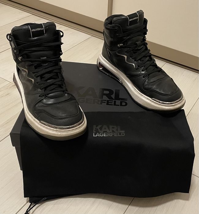 Ghete din piele Karl Lagerfeld marimea 43