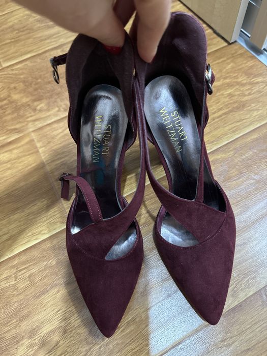Туфли бордовый 1