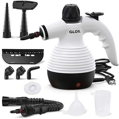 Ръчен парочистач с 10 аксесоара за мебели кухни автомобили почистване