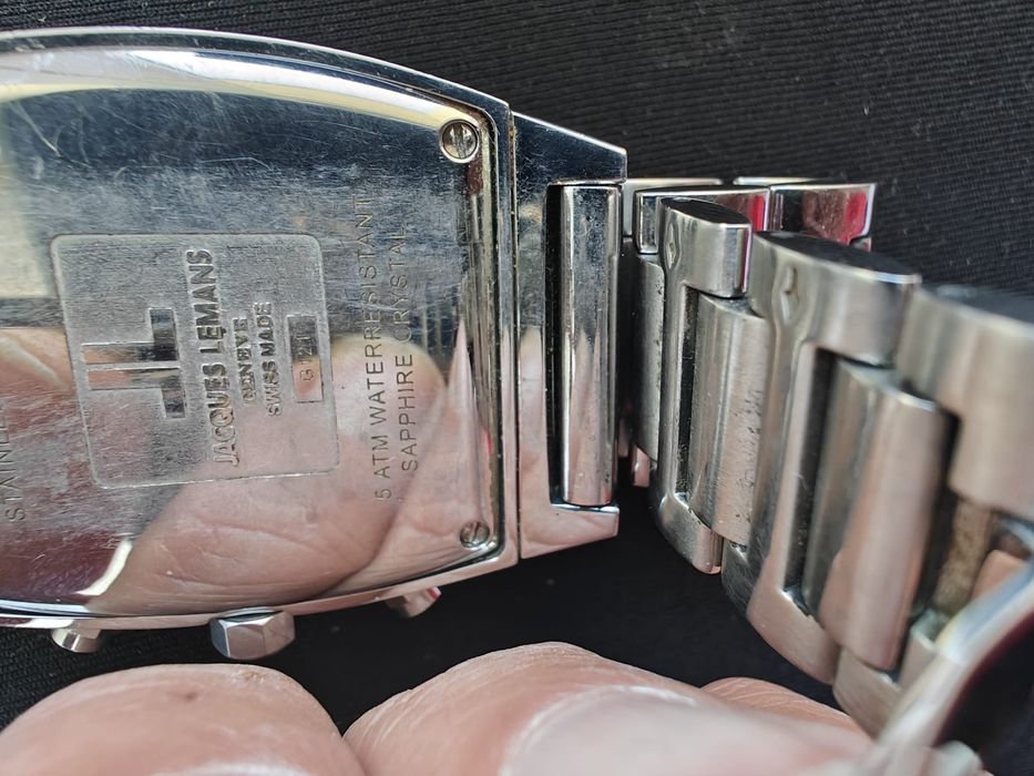 Ceas Jacques Lemans Geneve Chronograph - Safir - Swiss Made - Oțe