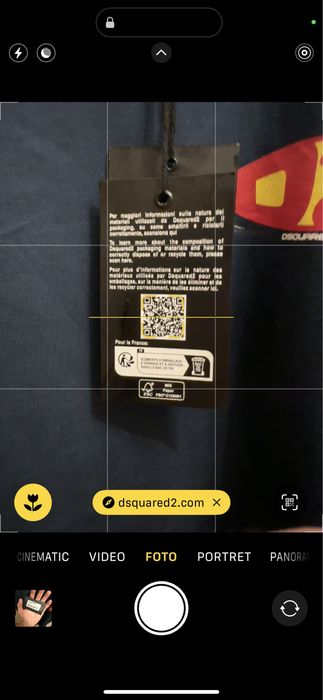 Tricou dsquared blue