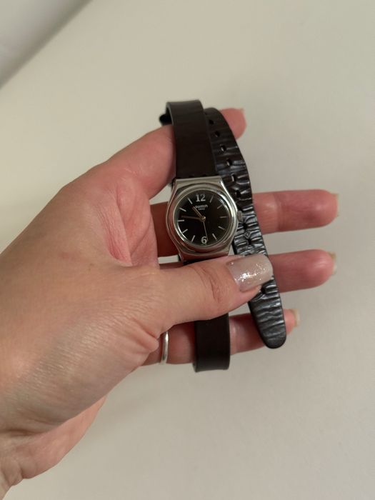 Часы swatch винтаж (двойной оборот ремня)