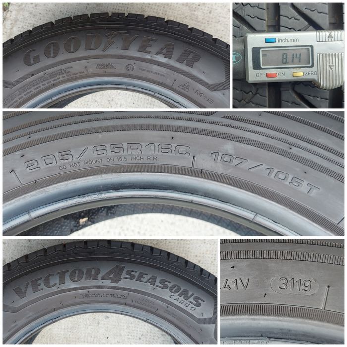 O bucată 205/65 R16C M+S iarnă - una Semperit Goodyear Pirelli